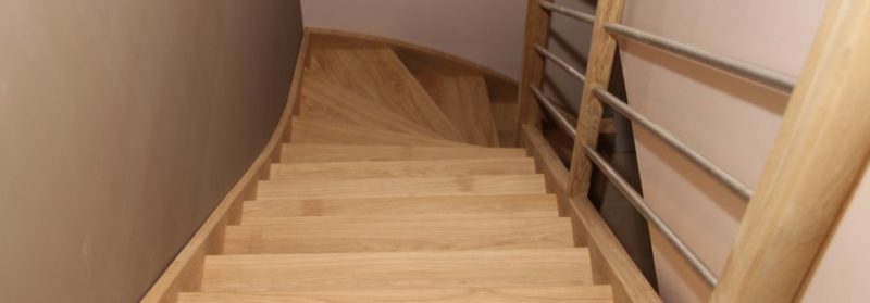 Escalier en chêne