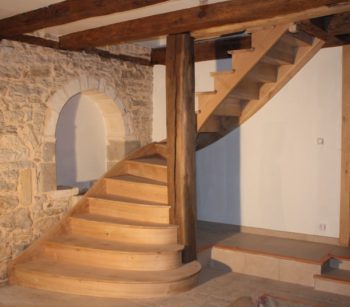 Escalier en chêne