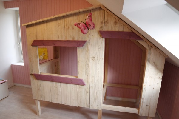 Lit cabane enfant sur-mesure