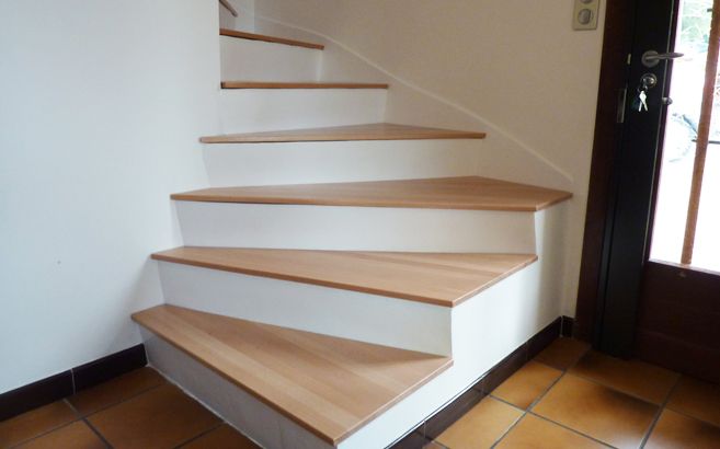 escalier sur-mesure en bois