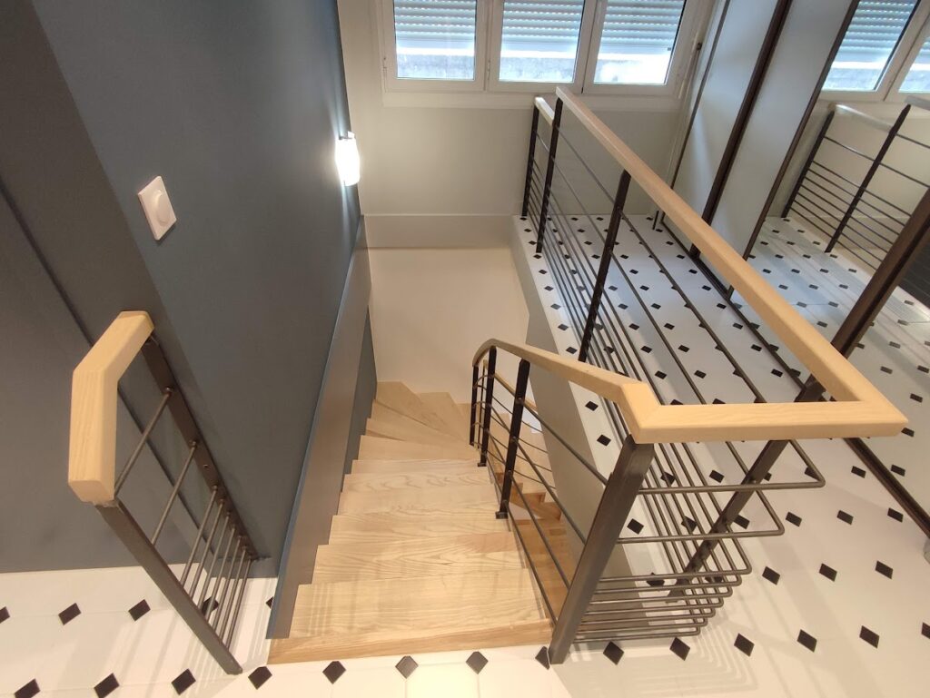 escalier et garde corps moderne en correze